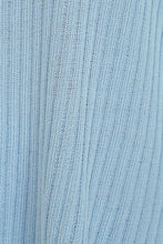 Load image into Gallery viewer, It Crowd Button Front Knit Top // Sky