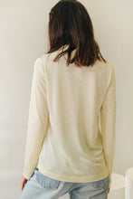 Load image into Gallery viewer, VG Check It Out Button Front Shirt // Cream