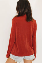 Load image into Gallery viewer, VG Check It Out Button Front Shirt // Wine