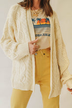 Load image into Gallery viewer, Along The Lines Cardigan // Natural
