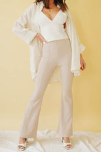 Load image into Gallery viewer, Poster Girl Ribbed Pants // Natural