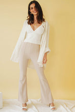 Load image into Gallery viewer, Poster Girl Ribbed Pants // Natural