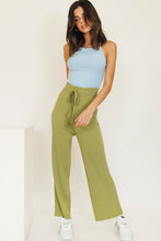 Load image into Gallery viewer, Style Spotlight Ribbed Knit Pants // Sage