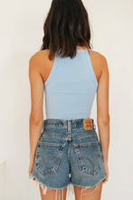 Load image into Gallery viewer, She's With The Band Top // Sky