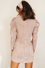 Load image into Gallery viewer, VG Model Obsessed Drawstring Mini Dress // Lilac