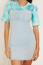 Load image into Gallery viewer, Dance First Mesh Mini Dress // Sky