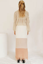 Load image into Gallery viewer, Style Moments Knit Maxi Skirt // Natural