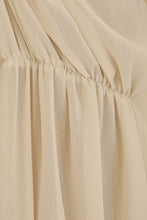 Load image into Gallery viewer, Walk The Line Tie Front Top // Nude