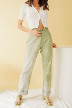 Load image into Gallery viewer, Shady Palms Zip Front Knit Top // White