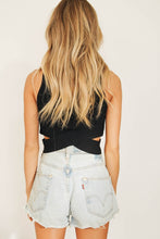 Load image into Gallery viewer, Afterparty Ribbed Knit Top // Black