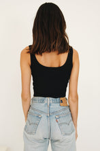 Load image into Gallery viewer, Last Time Button Front Top // Black