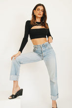 Load image into Gallery viewer, On The L.A Scene Tie Top // Black