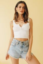 Load image into Gallery viewer, Last Time Button Front Top // White