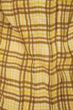 Load image into Gallery viewer, VG Model Obsessed Drawstring Mini Dress // Yellow Check