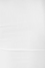 Load image into Gallery viewer, Sunset Swims Ribbed Top // White