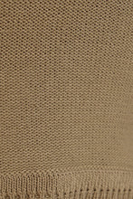 Load image into Gallery viewer, Amour Button Front Knit Top // Khaki