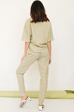 Load image into Gallery viewer, The Edit Stripe Pants // Sage