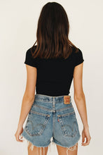 Load image into Gallery viewer, Bold Actions Ribbed Knit Top // Black