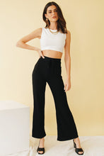 Load image into Gallery viewer, Starts With A Dream Ribbed Pants // Black
