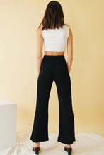 Load image into Gallery viewer, Starts With A Dream Ribbed Pants // Black