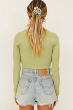 Load image into Gallery viewer, Style Crush Ribbed Knit Top // Sage