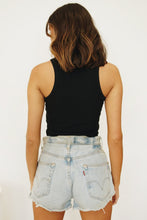 Load image into Gallery viewer, Clean Slate Ribbed Top // Black