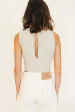 Load image into Gallery viewer, True Romance Button Front Top // Sage