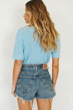 Load image into Gallery viewer, Chance Moments Button Front Knit Top // Sky
