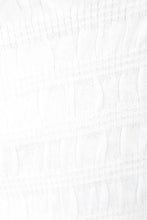 Load image into Gallery viewer, Amore Ruched Knit Top // White