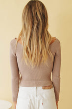 Load image into Gallery viewer, The Coolest Woman Knit Top // Taupe