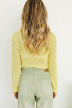 Load image into Gallery viewer, Disco Baby Mesh Top // Yellow