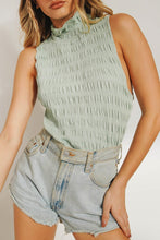 Load image into Gallery viewer, By Your Side Ruched Knit Top // Sage