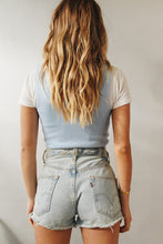 Load image into Gallery viewer, Turn Up The Heat Knit Top // Sky