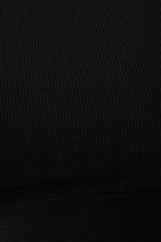 Load image into Gallery viewer, Cooler Than You Ribbed Tie Back Top // Black