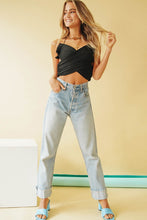 Load image into Gallery viewer, Alone With You Tie Top // Black