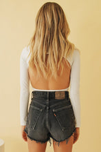 Load image into Gallery viewer, Turn It Up Open Back Bodysuit // White