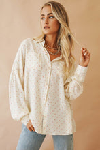 Load image into Gallery viewer, VG Paris In Spring Button Front Shirt // Cream