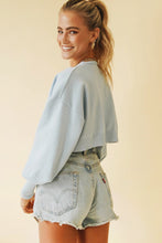 Load image into Gallery viewer, Let It Go Button Front Knit Top // Sky