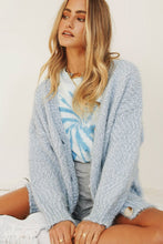 Load image into Gallery viewer, Vineyards Button Front Knit Cardigan // Sky