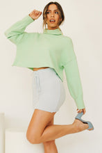 Load image into Gallery viewer, VG Coastline Knit Mini Skirt // Sky