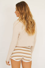 Load image into Gallery viewer, The New Ribbed Knit Cardigan // Natural