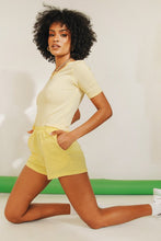 Load image into Gallery viewer, Cali Summer Knit Top // Yellow