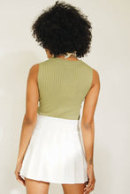 Load image into Gallery viewer, New Woman Ribbed Knit Top // Olive