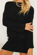 Load image into Gallery viewer, Runway Trends Knit Set // Black