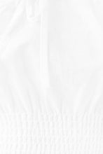 Load image into Gallery viewer, Parisian Friends Tie Front Top // White