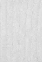 Load image into Gallery viewer, Checklist Knit Top // White