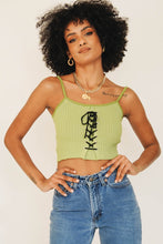 Load image into Gallery viewer, 90's Revival Ribbed Knit Cami // Sage