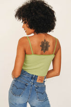 Load image into Gallery viewer, 90's Revival Ribbed Knit Cami // Sage
