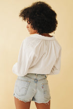 Load image into Gallery viewer, The Look Button Front Shirt // White