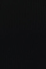 Load image into Gallery viewer, Born In The 80's Zip Front Knit Top // Black